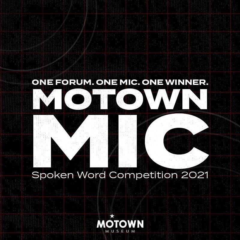 Motown Museum Event Flyer - MOTOWN MIC - Spoken Word Competition 2021